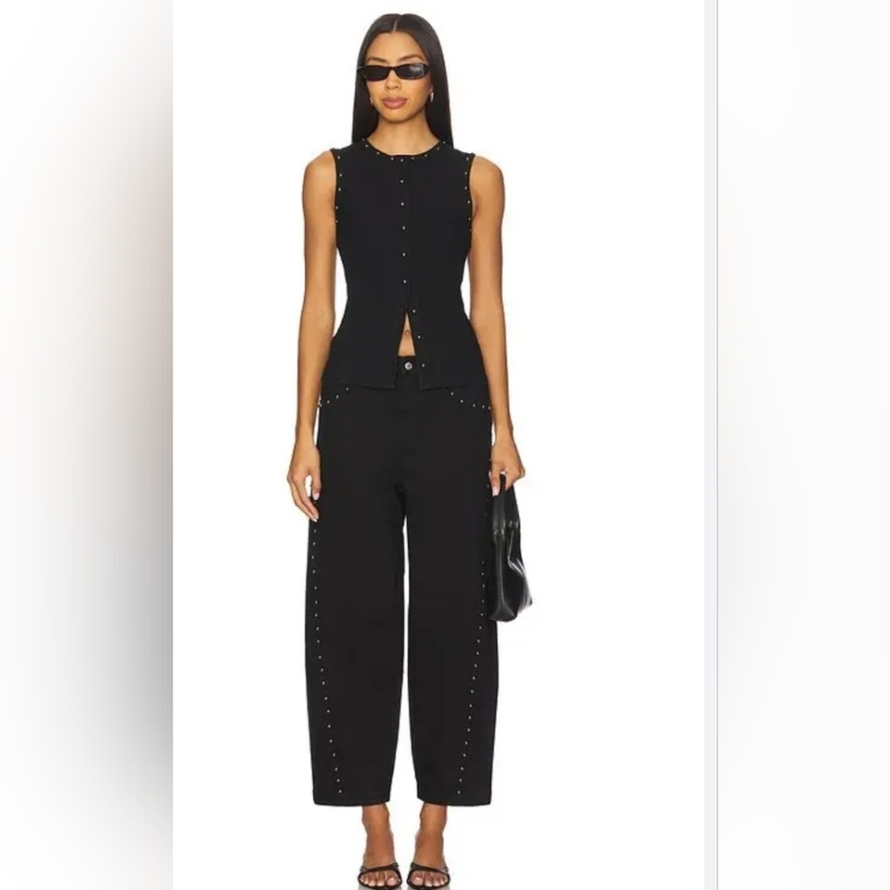 Never fully Dressed Elegant Black Tank  Top blouse